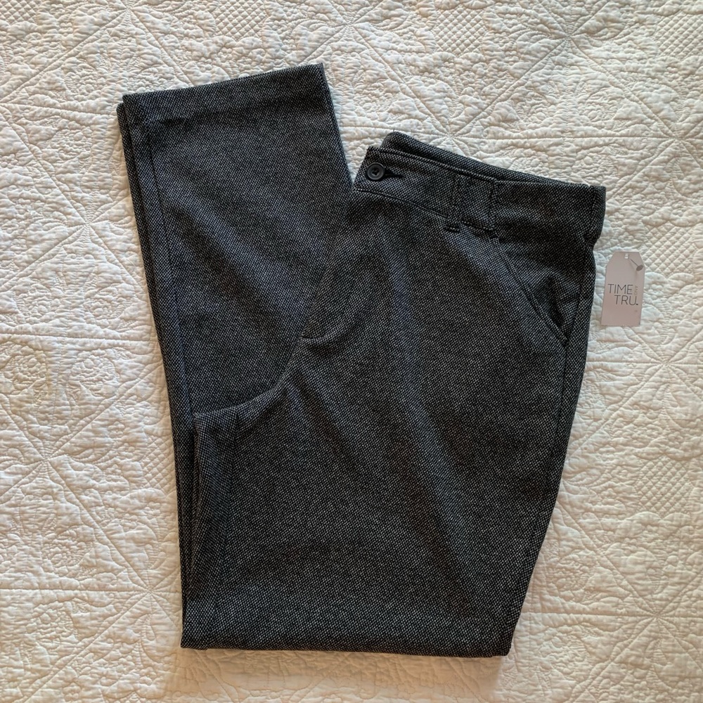 Time and Tru Black Tweed Dress Pants Size 18